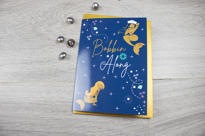 Bobbin Along Greetings Card