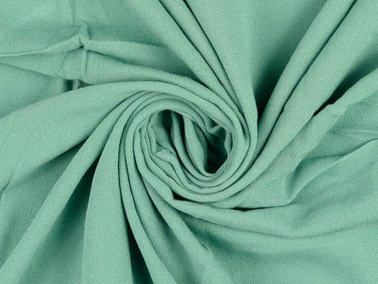 Green Viscose Crepe, multiple lengths