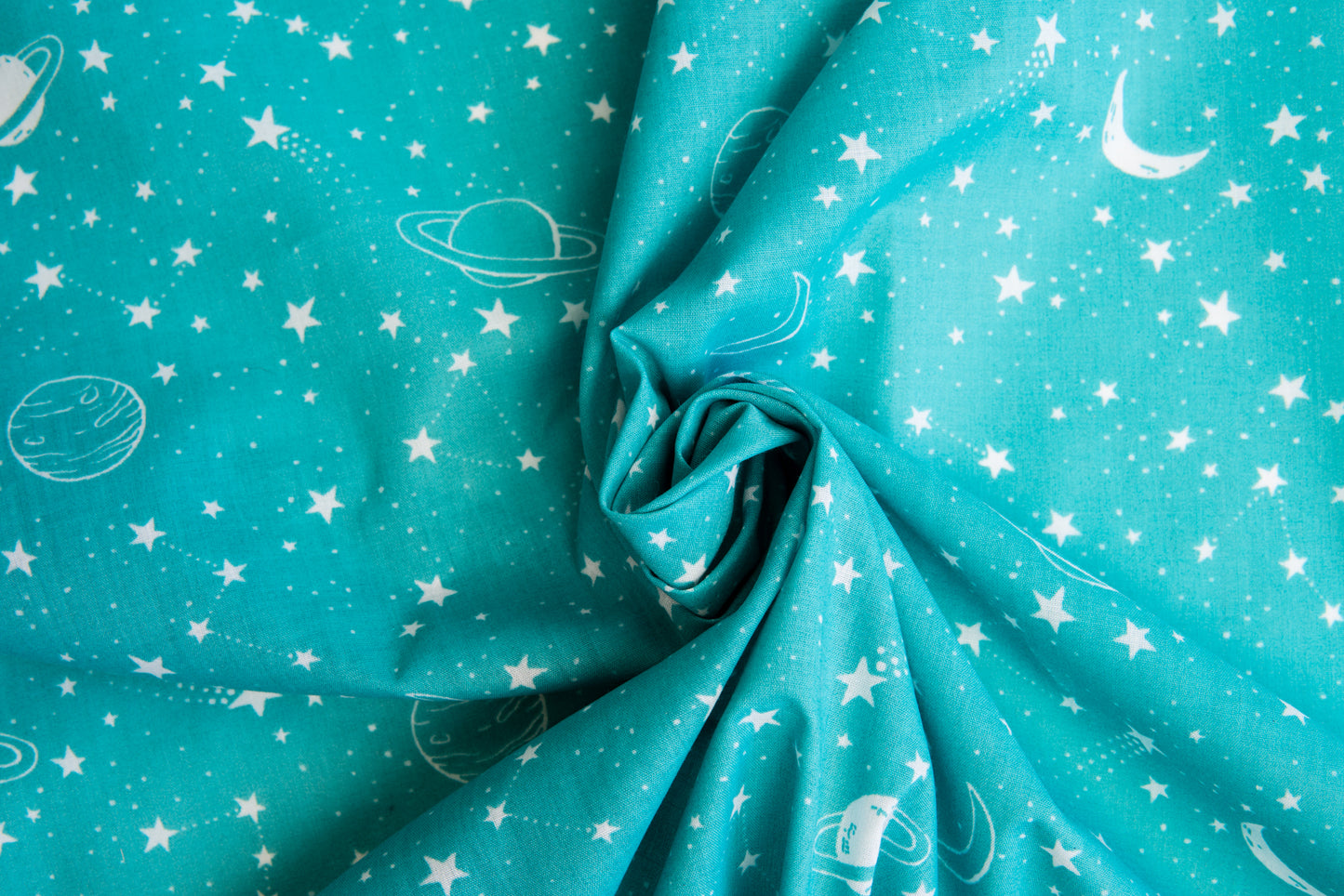 Stars and Planets Polycotton, multiple lengths