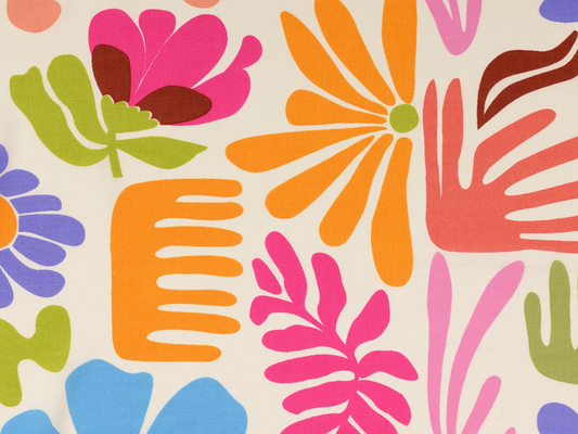 Big Bold Flowers Viscose, Multiple Lengths