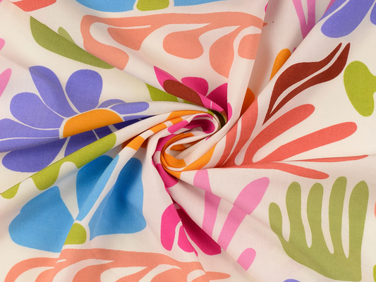 Big Bold Flowers Viscose, Multiple Lengths