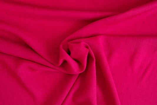 3.2m Fuchsia Slub Viscose