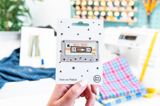 Mix Tape Iron On Patch